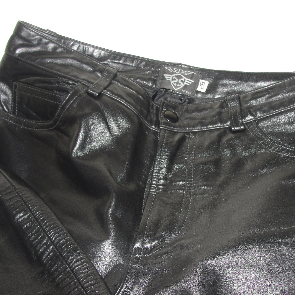 leather pants size 18